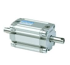 Compact ISO Double end cylinder